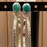 Boho Retro Onyx Oorbellen