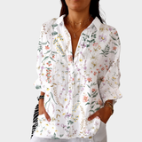 Laurence | Luchtige Kleurrijke Bedrukte Blouse