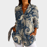 Miriam | Luchtige Kleurrijke Bedrukte Blouse
