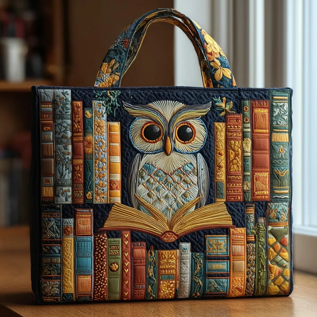 Handgemaakte Tas – Uil en Oude Boeken