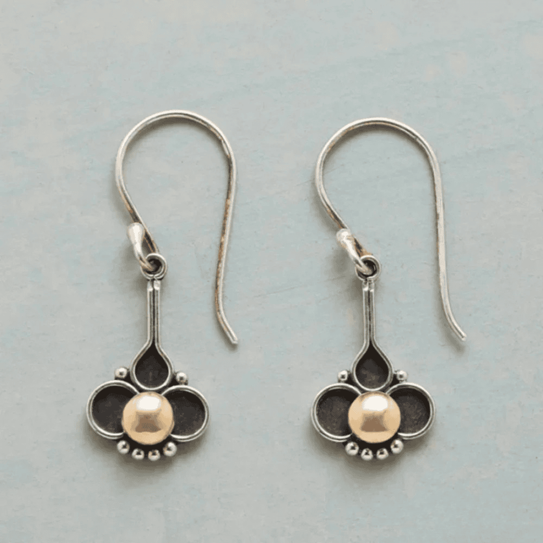 Boho Klavertje Vier Pareloorbellen