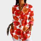 Mireille | Luchtige Kleurrijke Bedrukte Blouse