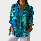 Amber | Luchtige en Kleurrijke Blouse Met Print