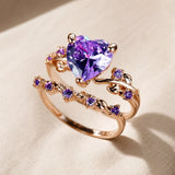 Stralende Gouden Hart Ring