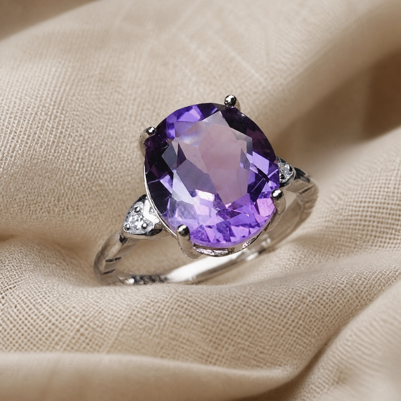 Elegante Ring met Zirkonia
