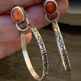 Boho Retro Onyx Oorbellen