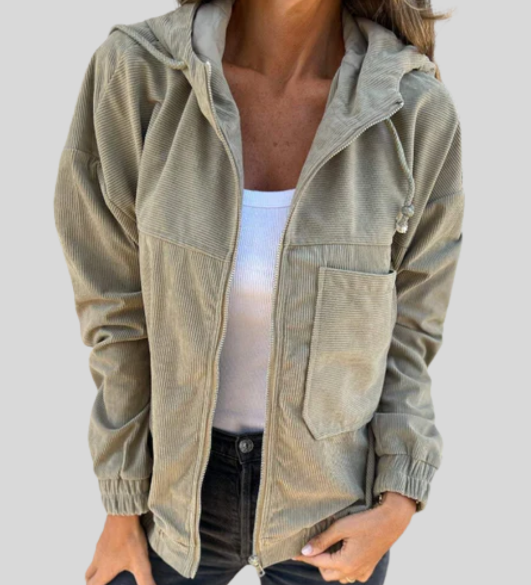 Mabel | Soft Gilet met Rits
