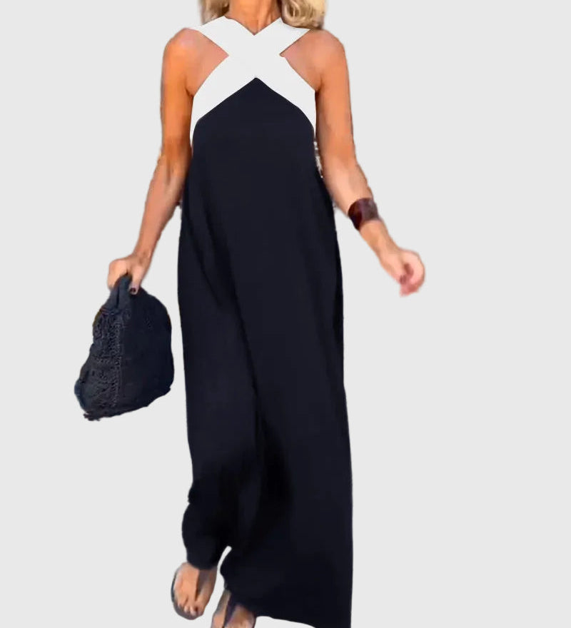 Elena | Maxi Jurk Vloeiend en Elegant