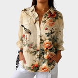 Rolande | Luchtige Kleurrijke Bedrukte Blouse