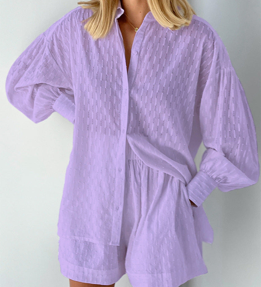 Elizabeth - Set van Blouse en Lichte Shorts