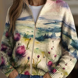 Maartje | Patchwork cardigan met ruitpatroon
