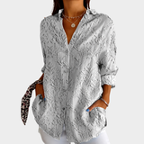 Jeanne | Luchtige Kleurrijke Bedrukte Blouse