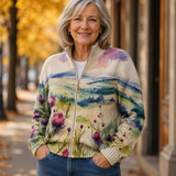 Maartje | Patchwork cardigan met ruitpatroon