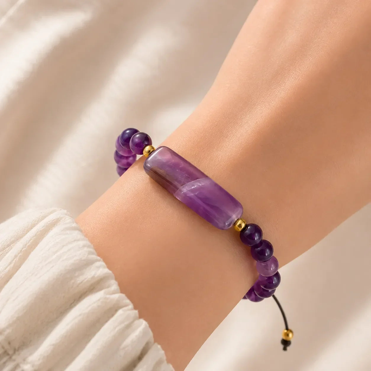 Klassieke Verstelbare Kralenarmband