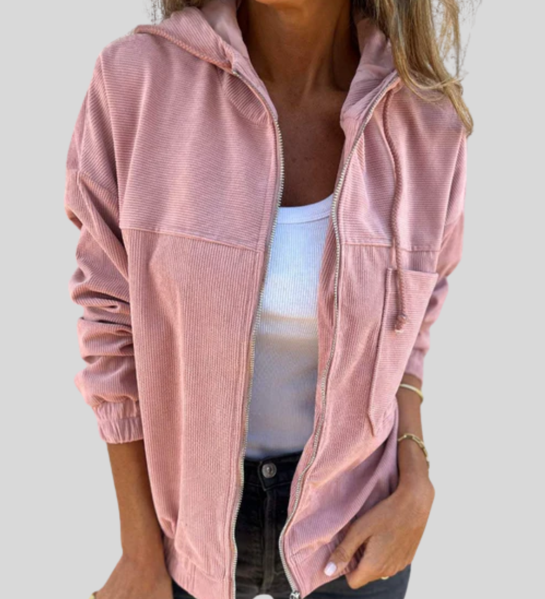 Mabel | Soft Gilet met Rits