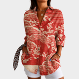 Louisette | Zonsondergang Bloesem Kust Blouse