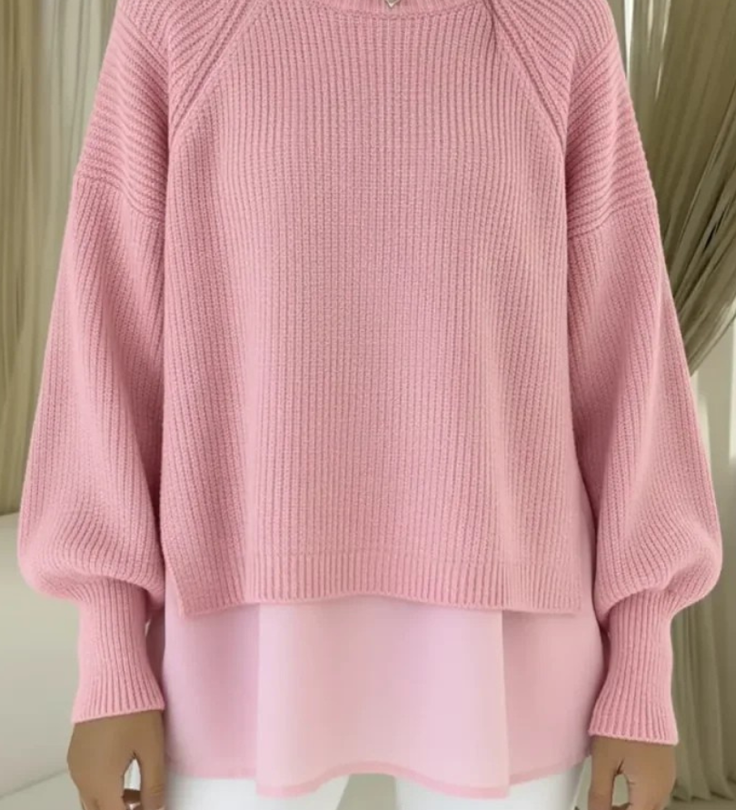 Eline | Trui met Gelaagde Look