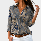 Claudette | Tijdloze Paisley Charme Blouse