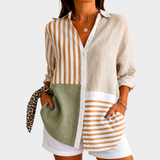 Ghislaine | Kust Harmonie Patchwork Blouse