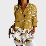Françoise | Luchtige Kleurrijke Bedrukte Blouse
