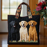 Handgemaakte Tas – Drie Labradors