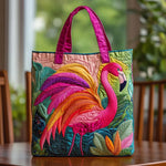 Handgemaakte Tas – Regenboogflamingo