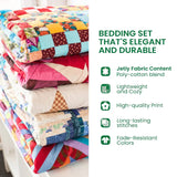 Botanical Wildflower Patchwork Quilted Bedding Set TG38