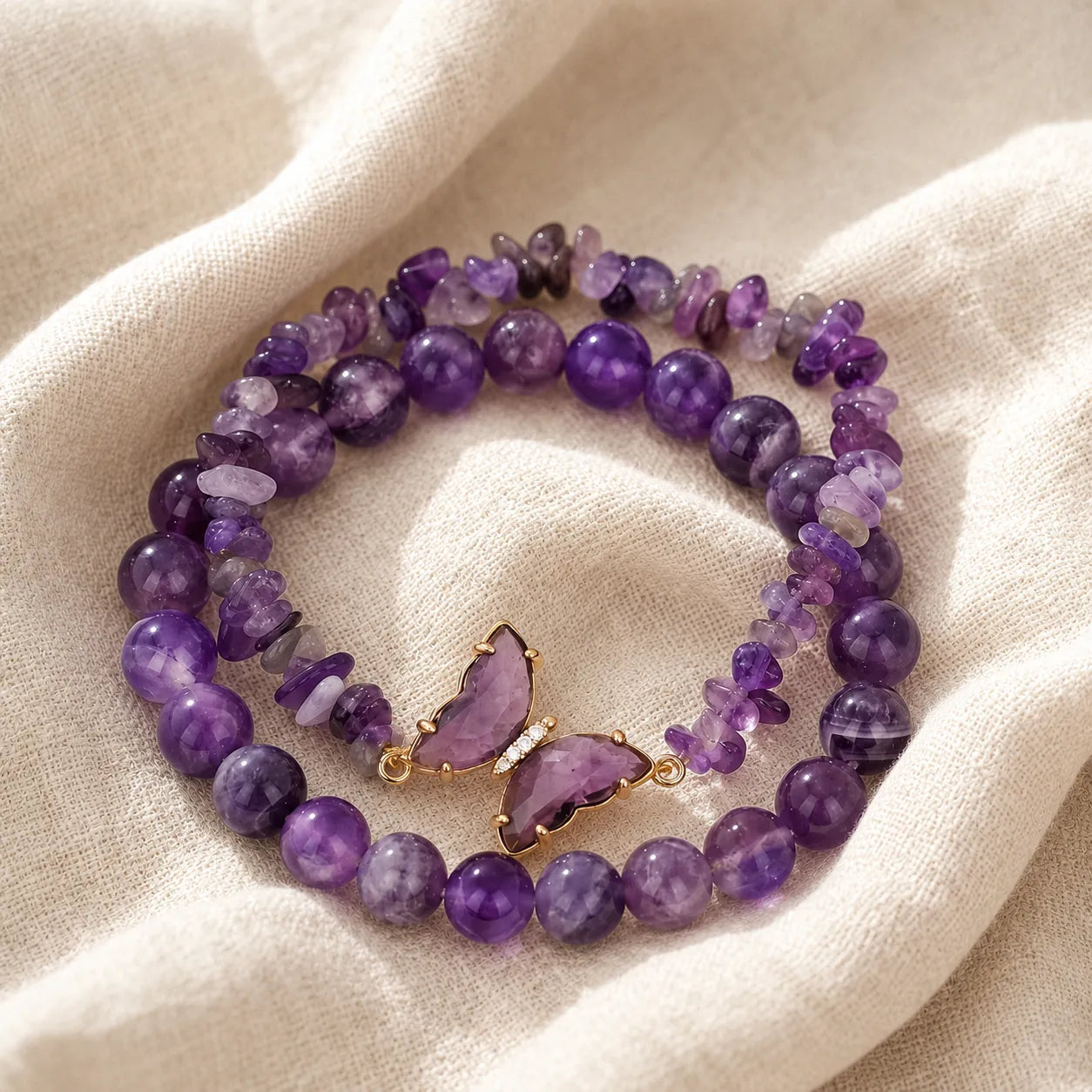 Vlinder Bedelarmband Set