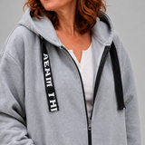 Sophie Oversized Damesmantel met Capuchon