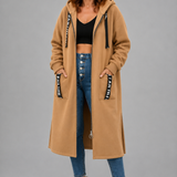 Sophie Oversized Damesmantel met Capuchon