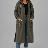 Sophie Oversized Damesmantel met Capuchon