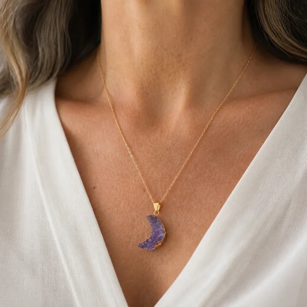 Maansikkel Hanger Ketting