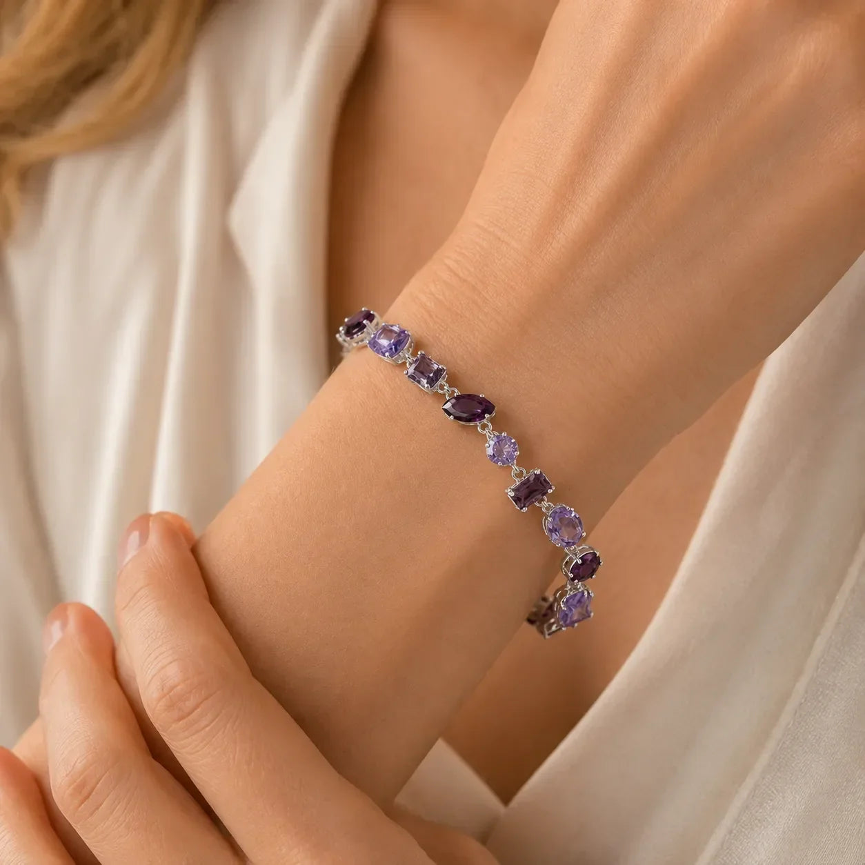 Edelsteen Armband in Snoepkleuren