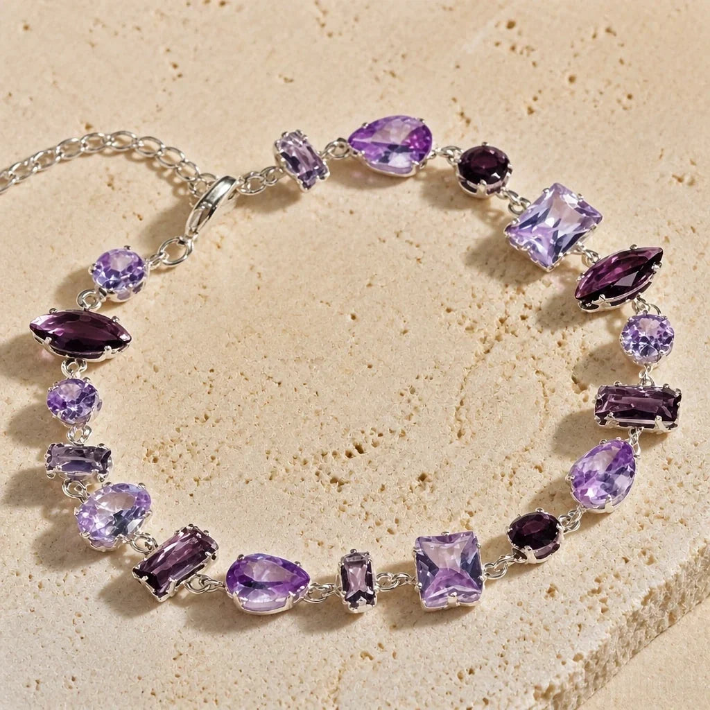 Edelsteen Armband in Snoepkleuren