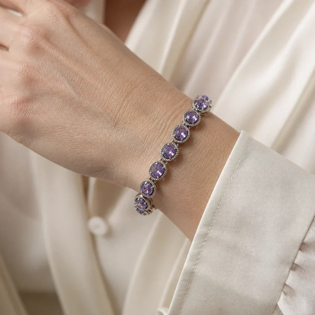 Schakelarmband met Zirkonia