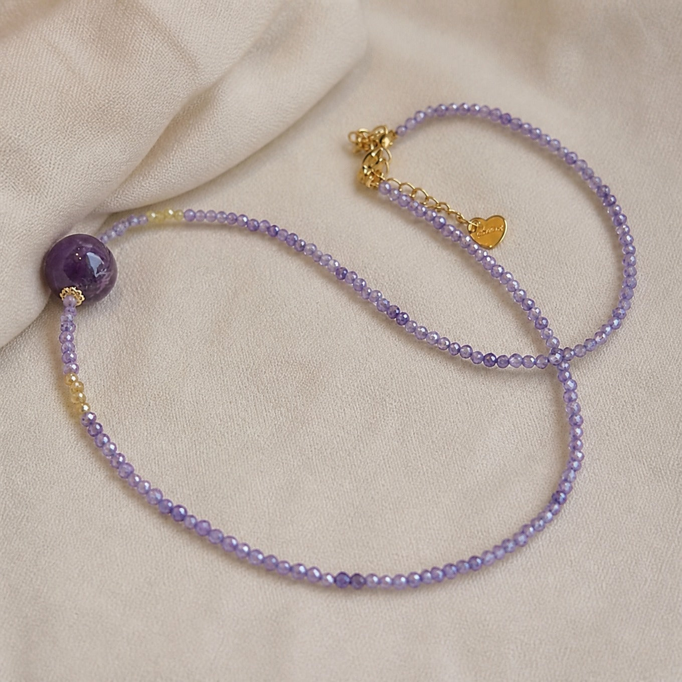 Amethist Kralen Choker