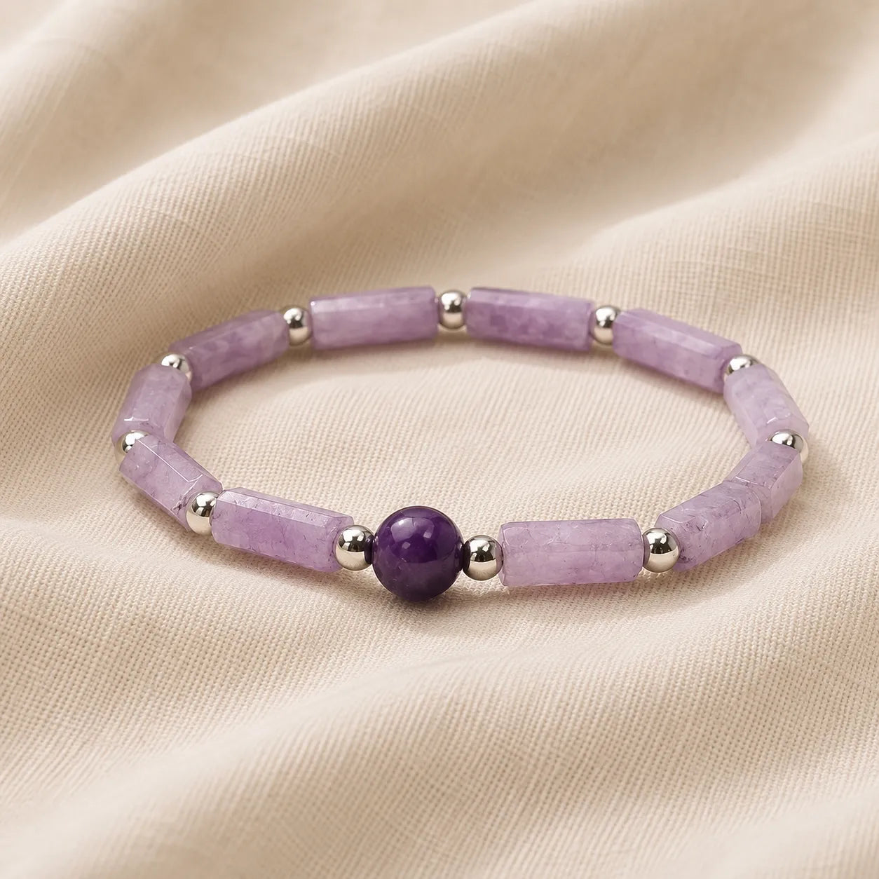 Amethist Kralenarmband