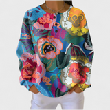 Anouk - Vivid Floral Sweater
