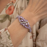 Zilveren Armband met Oneindigheidsteken en Blad