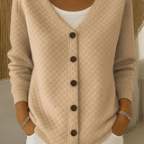 Karin | Gewatteerd vest met knoopsluiting