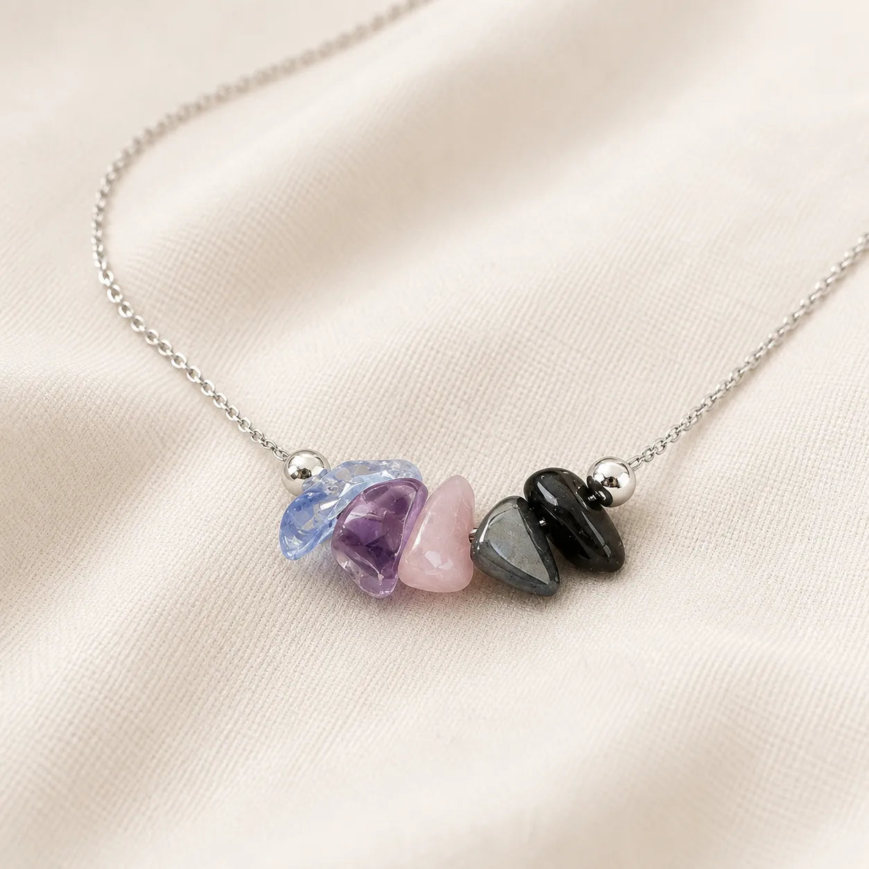 Stijlvolle Rauwe Kristal Hanger Ketting