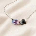 Stijlvolle Rauwe Kristal Hanger Ketting
