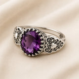 Elegante Ovale Zirkonia Ring