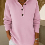 Saskia | Polo Trui met V-Hals