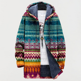 Phoenix | Gevoerde Jas met Boho Print