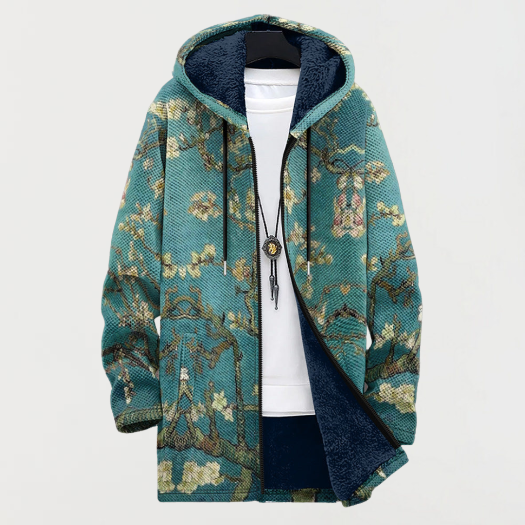 Robin | Gevoerde Jas met Bloemenprint