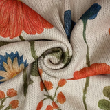 Noor | Patchwork ritscardigan met wilde bloemen