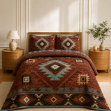 Rustieke Western Tribal Gequilte Bedsprei Set