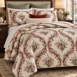 Kerst Hulstbes Gequilte Bedsprei Set