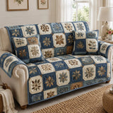 Boerderij Patchwork Gequilte Bankhoes – Ursula